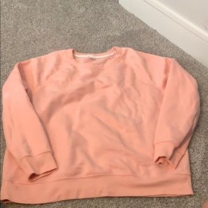 NWOT Pink Plain Crewneck Sweatshirt